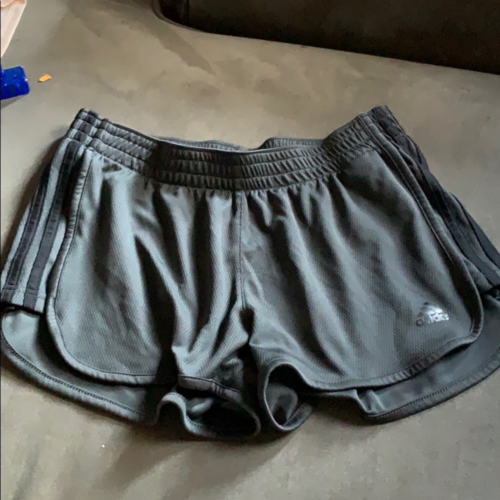adidas shorts, grey
